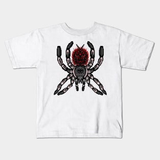 Tarantula Pixel Art Kids T-Shirt